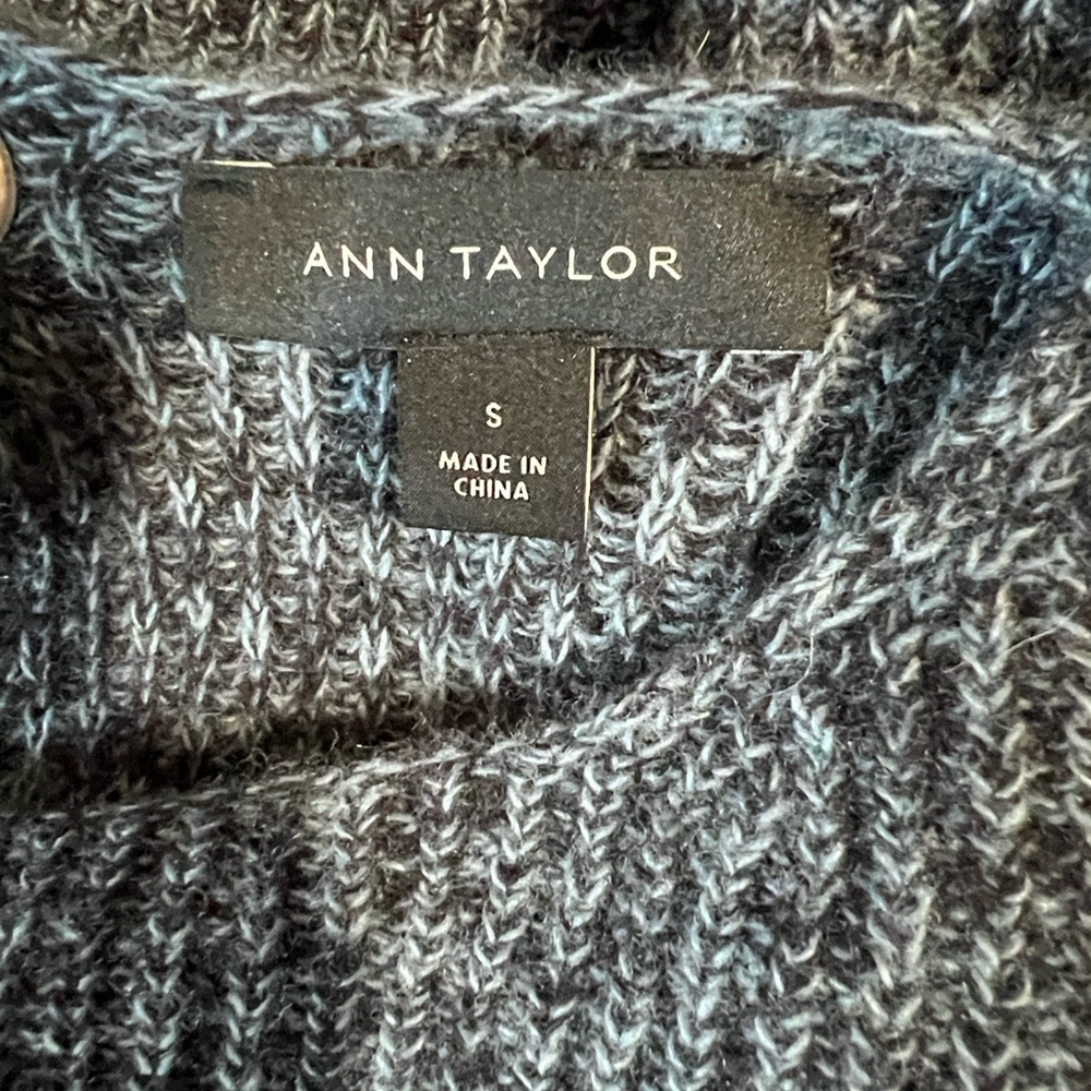 Ann Taylor Marled Tie Back Sweater - Picture 8 of 10
